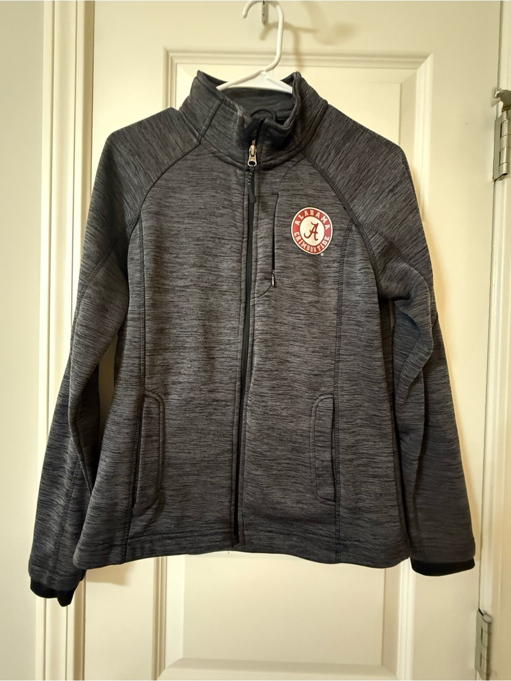 Alabama Crimson Tide G-III Sports by Carl Banks Full Zip Jacket Grey - Size L